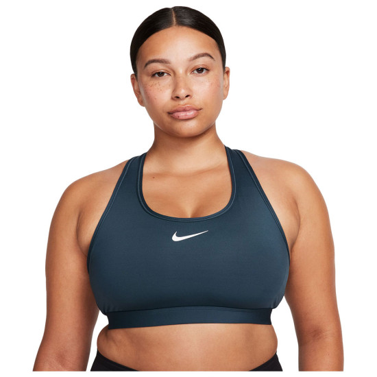 Nike Γυναικείο μπουστάκι Swoosh Medium-Support Padded Sports Bra